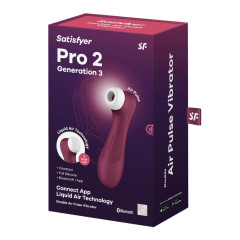 Вакуумний стимулятор Satisfyer Pro 2 Generation 3 Wine Red